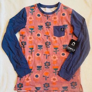 Rags Kids Floral Long Sleeve Shirt - Size 9/10 - NWT